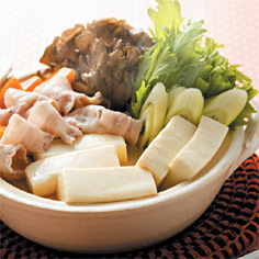 豆腐と豆乳エスニック鍋