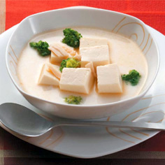 豆腐とホタテのクリームシチュー
